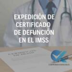 certificado de defunción