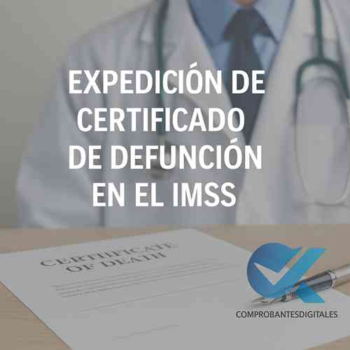 certificado de defunción
