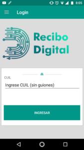 Recibo digital Chaco