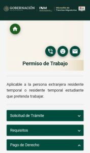 permiso laboral para residentes mexico